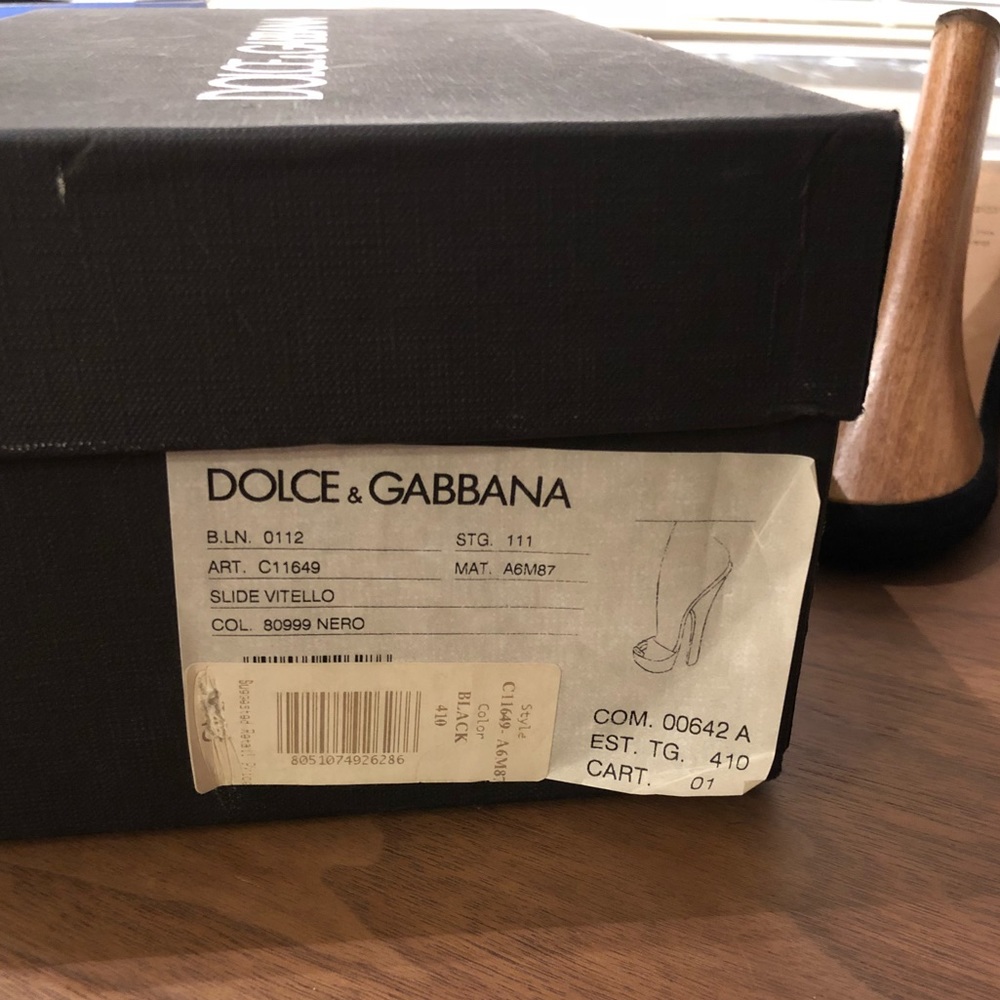 SOLD!! PRELOVED DOLCE & GABBANA HEELS SIZE 41 - Picture 4 of 5